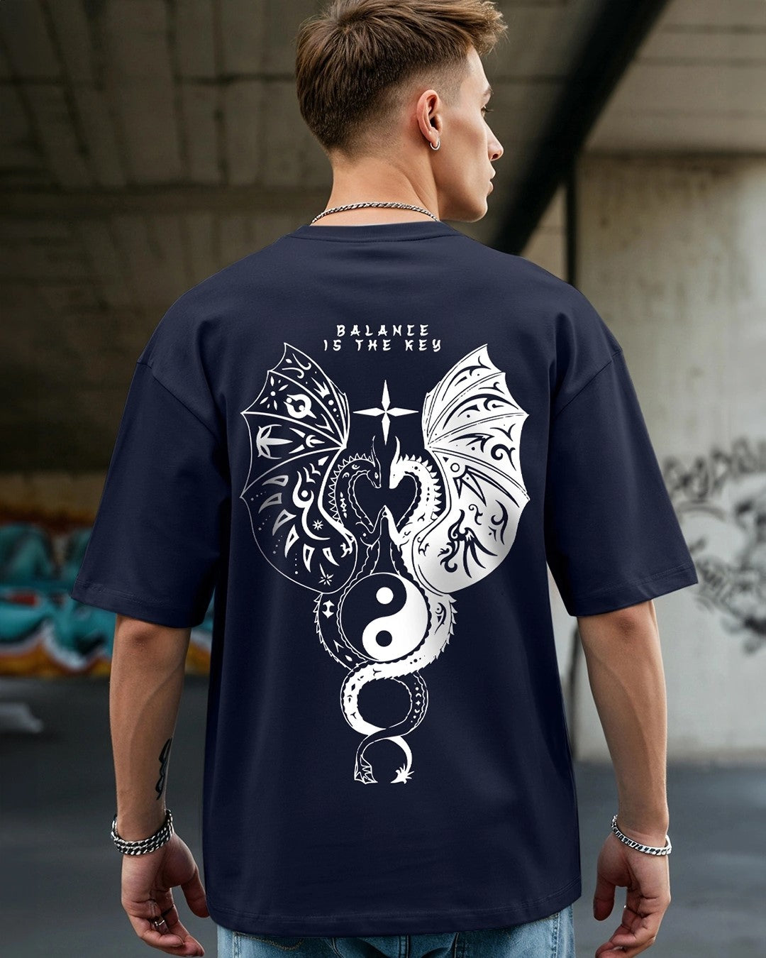 blue seek oversizes t-shirt for men