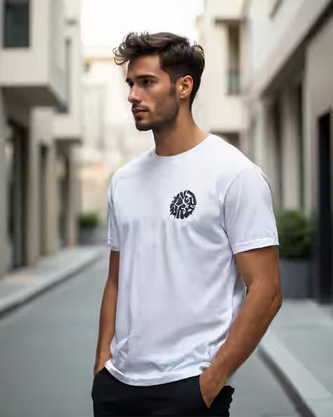 Graphic Back Print Short Sleeve Oversized Fit Tshirt