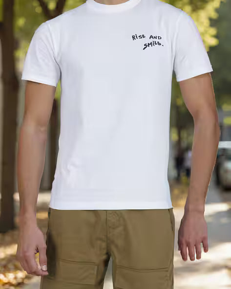 Back Graphic Print Short Sleeve Tshirt