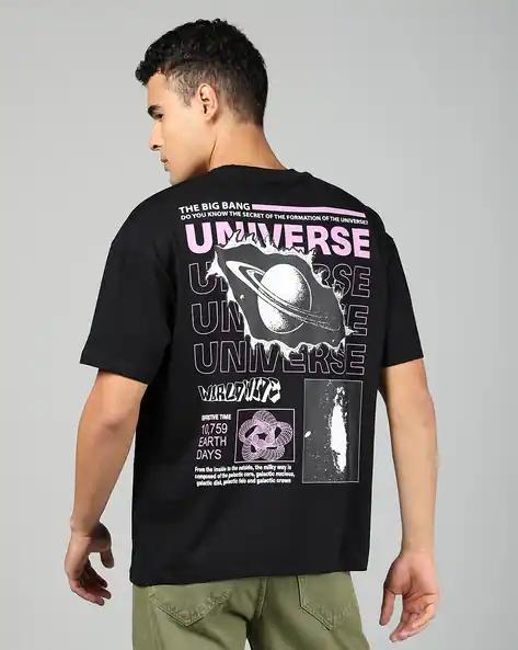 BLACK UNIVERSE OVERSIZED -SHIRT FOR MEN