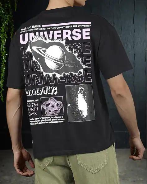 BLACK UNIVERSE OVERSIZED -SHIRT FOR MEN