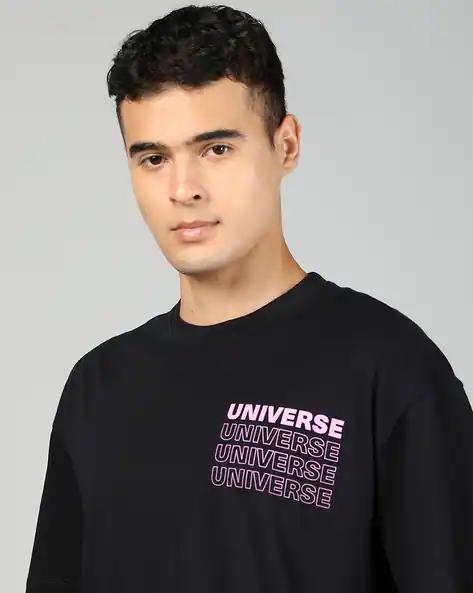 BLACK UNIVERSE OVERSIZED -SHIRT FOR MEN
