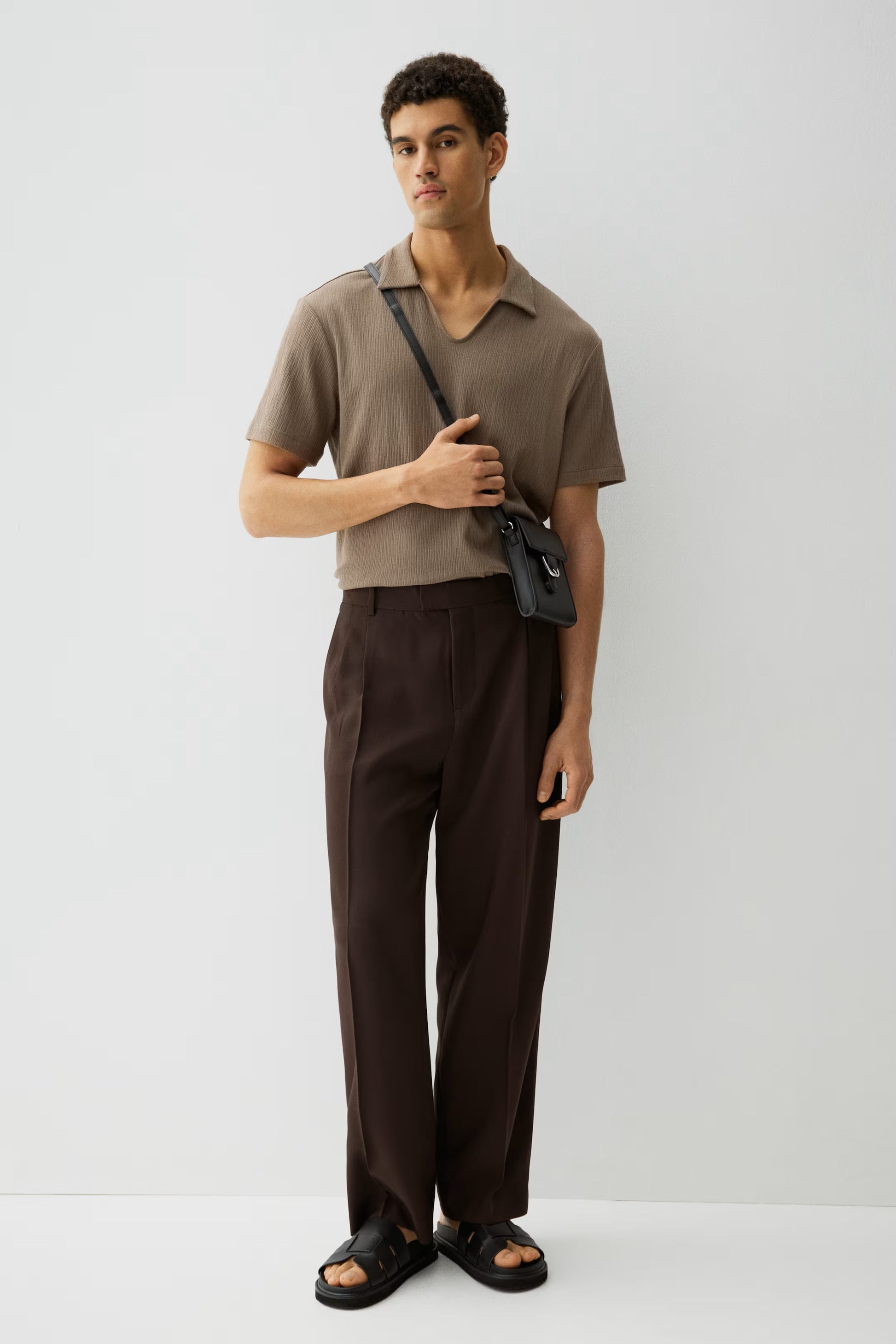 regular polo t-shirt for men smooth soft fabric