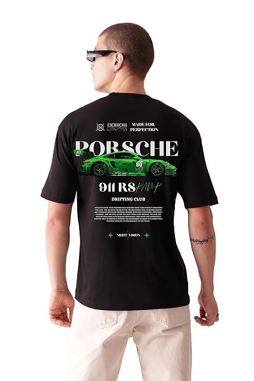 porsche 911 oversized t-shirts for men