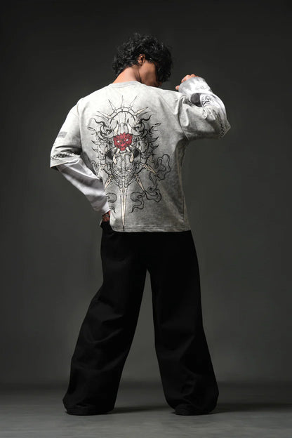 Crimson Core Oversized Tee