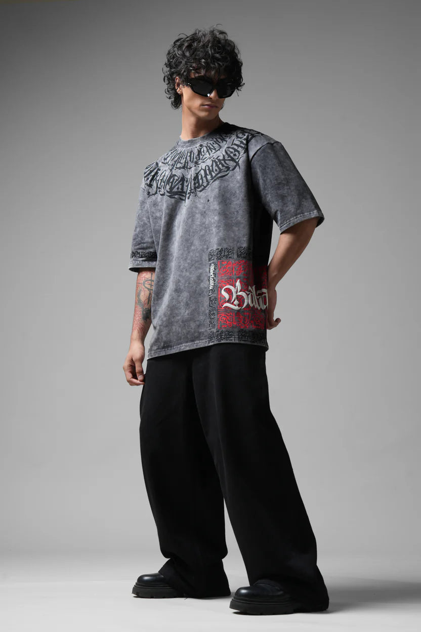 Bonten Blood Code balance Graphic Tee
