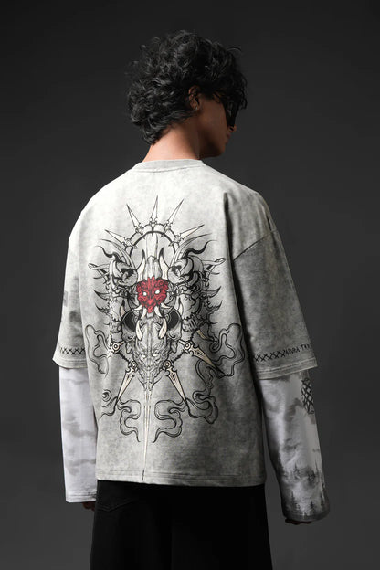 Crimson Core Oversized Tee