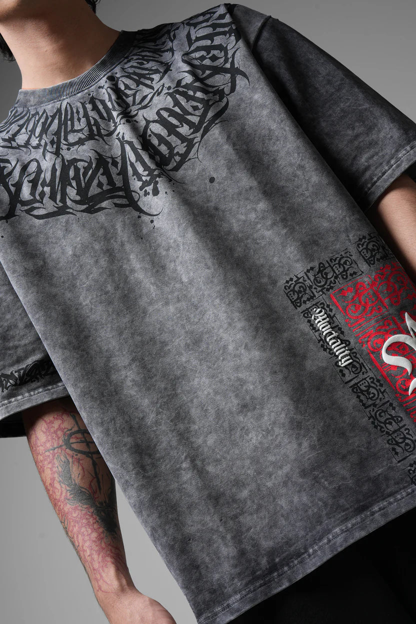 Bonten Blood Code balance Graphic Tee