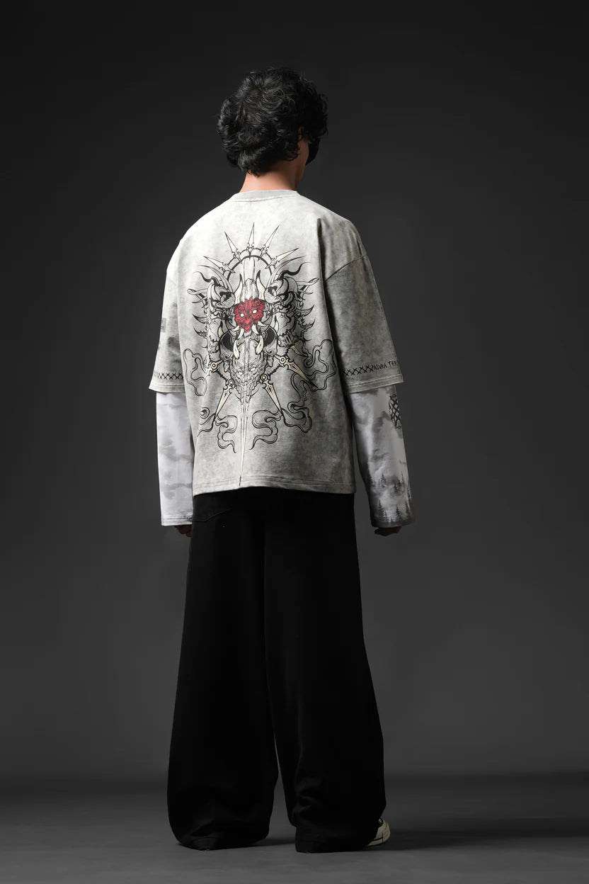 Crimson Core Oversized Tee