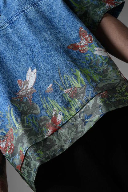 Phantom Crest Oversized colar tee