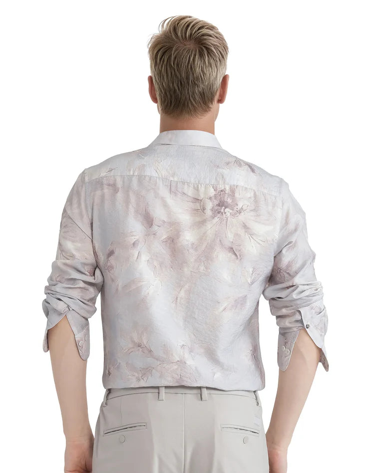 RELAXED FIT FLORAL PRINT SHIRT FOR MEN