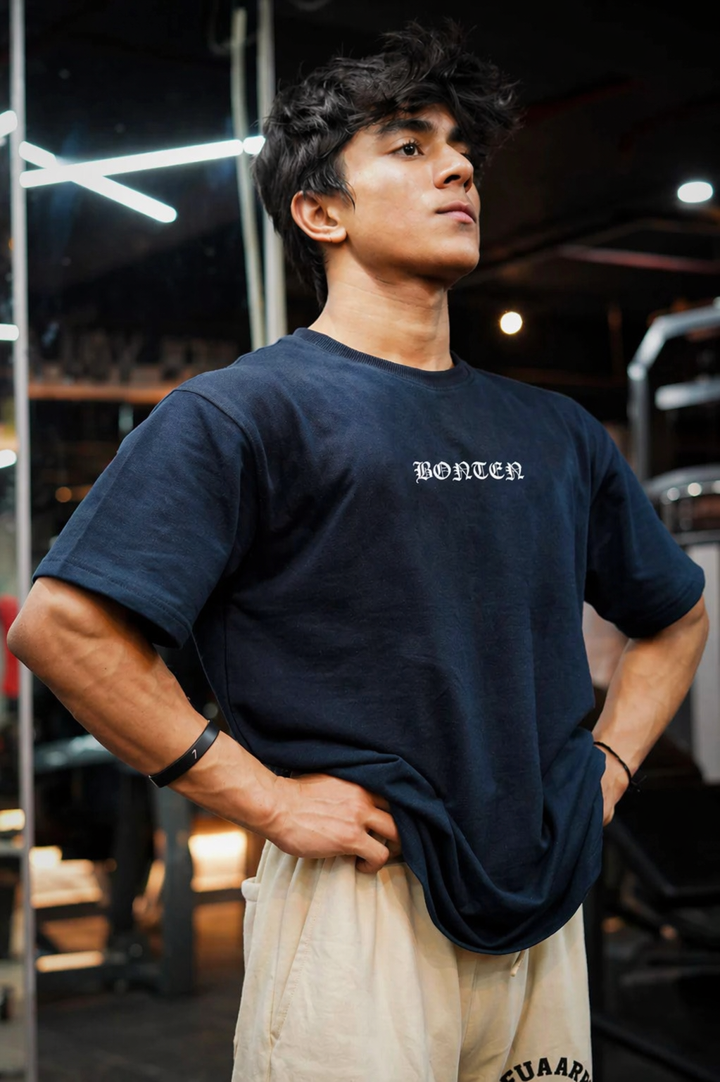 Sword Oversized T-shirt Navy