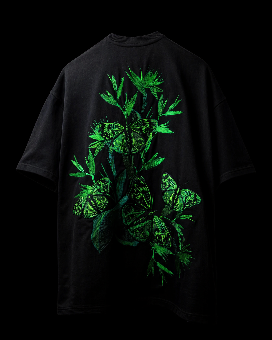 Black Emerald Wings oversized T-Shirt