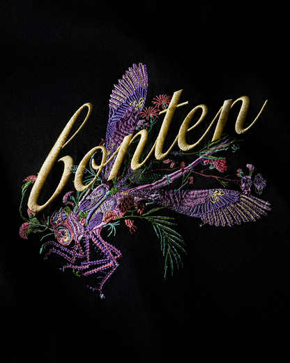 Black Bloom Flyer oversized t-shirt