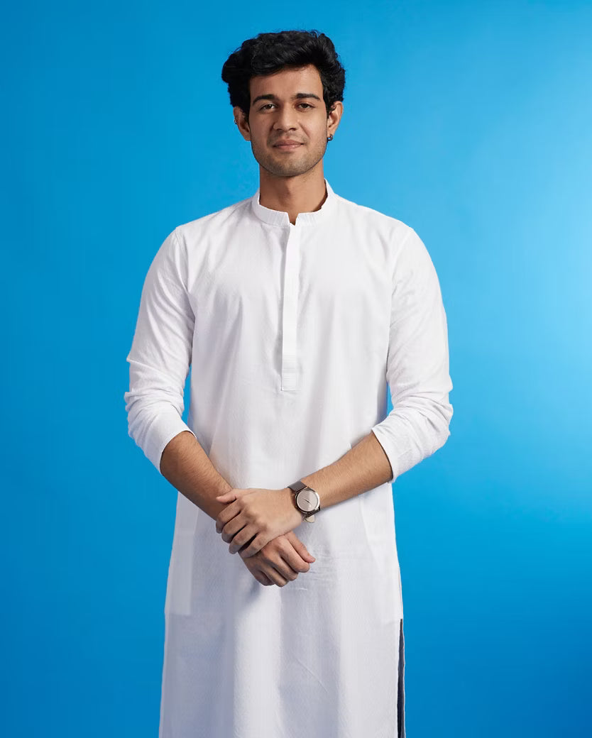 WHITE KURTHA'S SOFT CLOTH FOR MEN