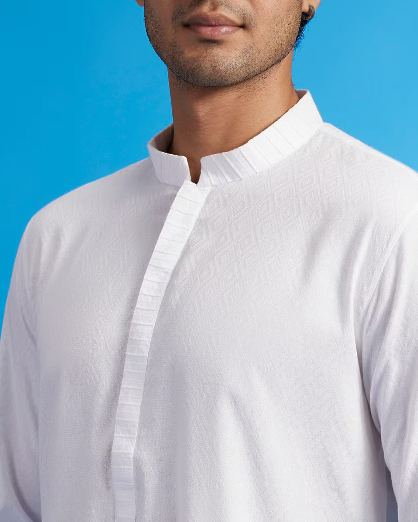 WHITE KURTHA'S SOFT CLOTH FOR MEN