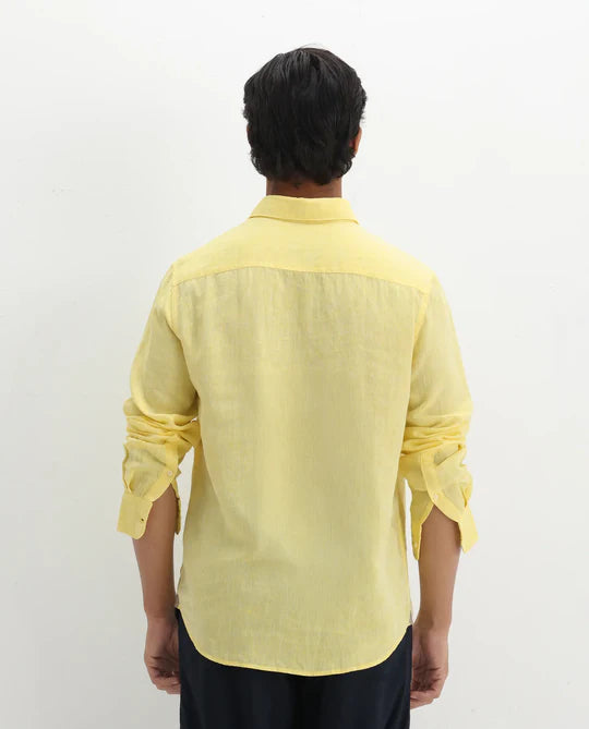 KURTHA FOR GANESH IMMERSION YELLOW SOFT CLOTH FOR MEN