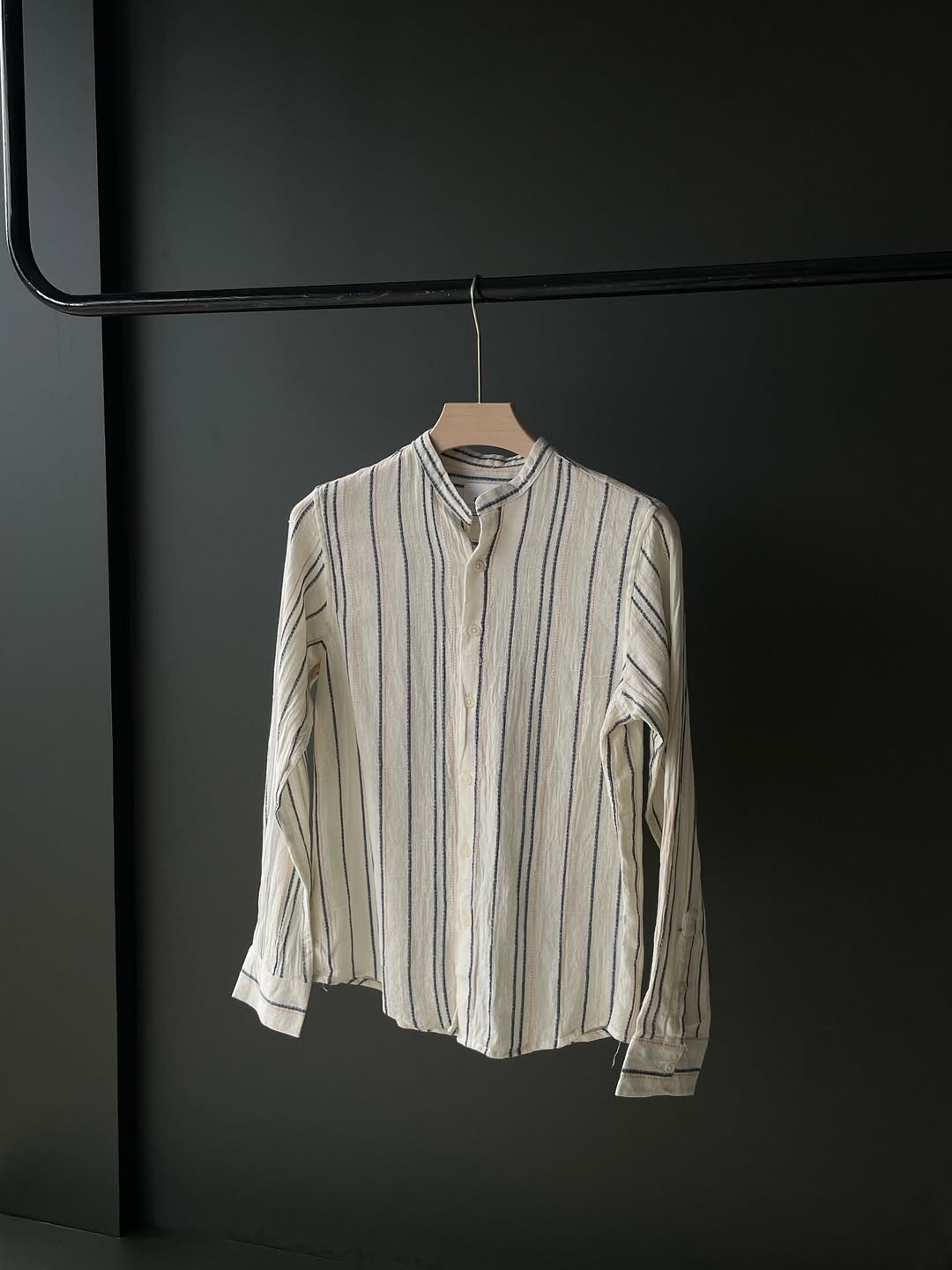 Line striped beige color shirts for men