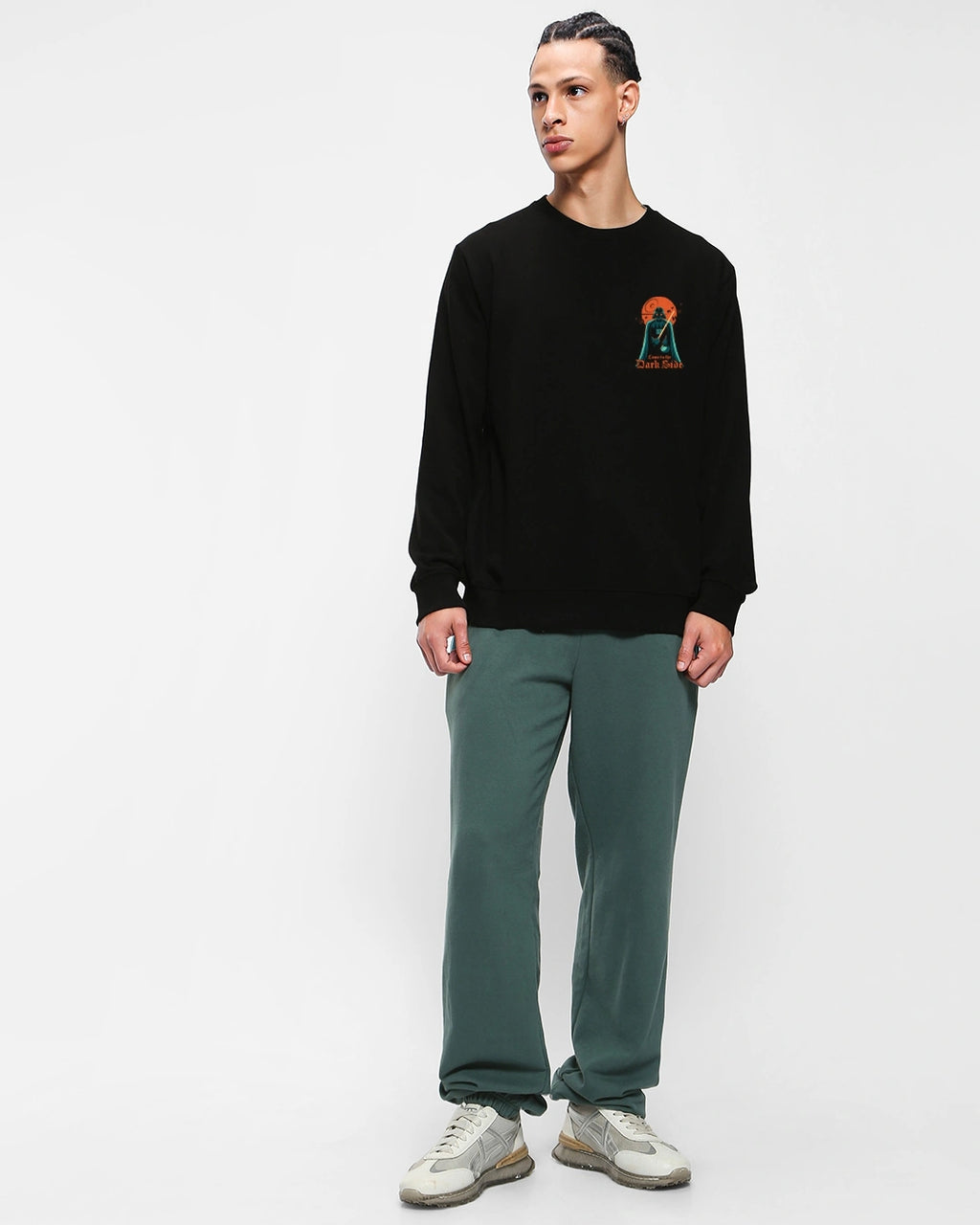 Men's black come to the black dark side sweat shirt