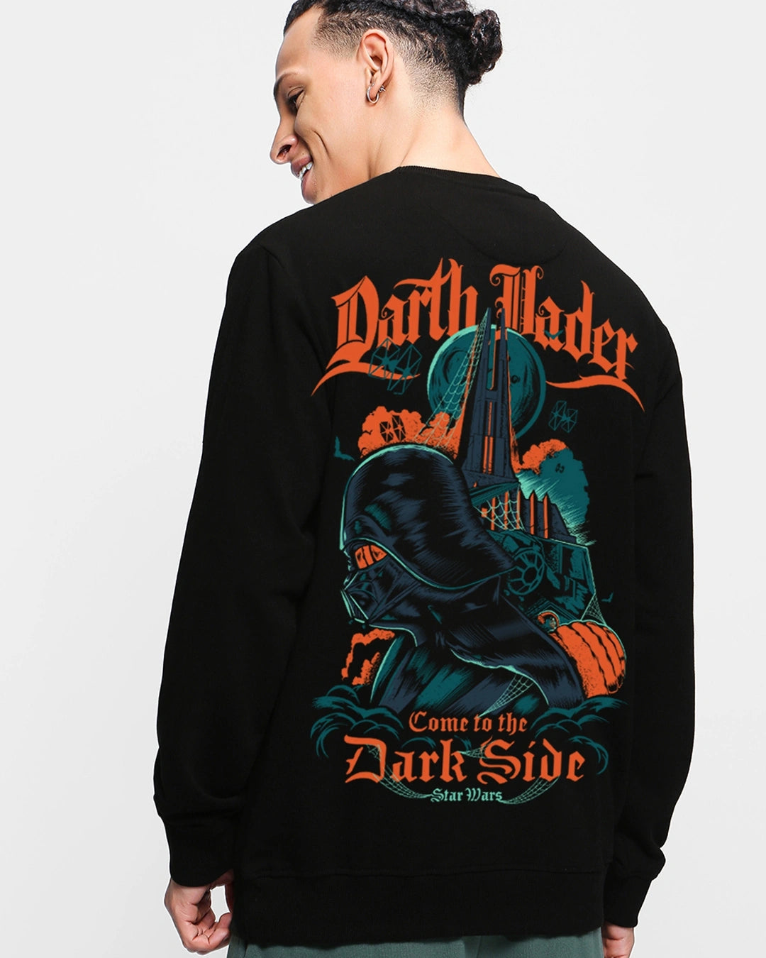 Men's black come to the black dark side sweat shirt