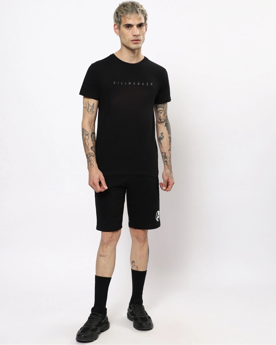 Killmonger black over sized t-shirt for men