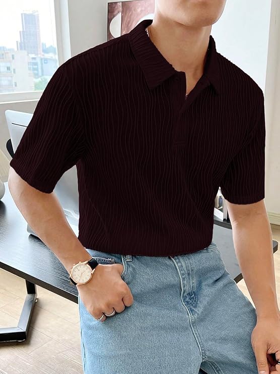 ralph laruen polo burgundy colour t-shirt for men