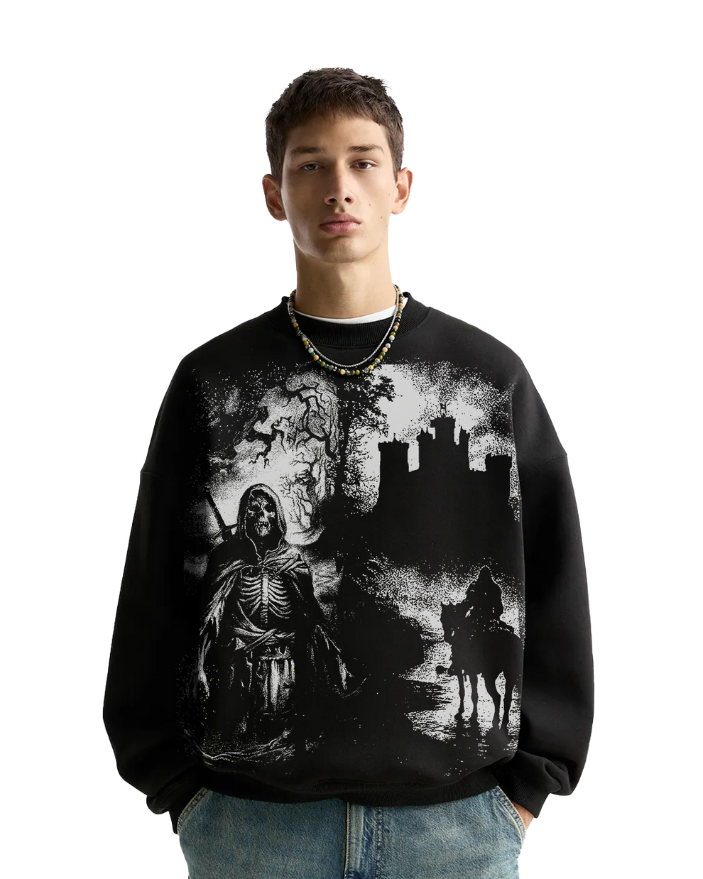 Expel Boxy Long Sleeves Sweatshirt for men