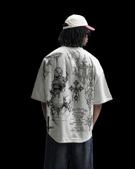 Ghost Boxy Oversized Tshirt FOR MEN